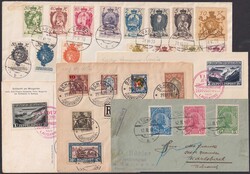 1912-1950, HÄNDLER-Posten Liechtenstein mit vielen besseren ...