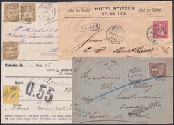 5655146: Schweiz Sitzende Helvetia gezähnt - Briefe Posten