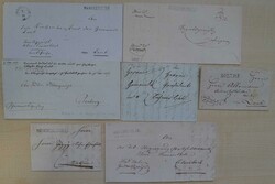 BERN, 7 Belege 1830-1866 mit Balken-Stempeln: Balkenburg, Boltigen, ...