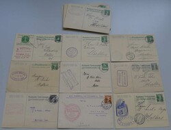 1909-1923, 32 Karten mit sauberen Firmen-Stempeln oder ...