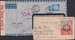 1863-1945, 15 Briefe mit meist ZENSUR, dabei tolle Verwendung aus ...