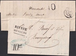 1744-1890, 20 "Vorphila"-Belege, Postformulare, Briefe ohne Marken. ...
