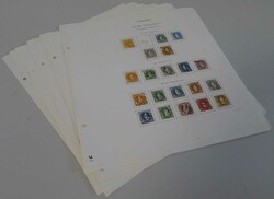 1882-1907, UPU +Stehende +Ziffermuster, Sammlung auf ...