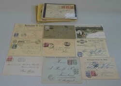 1882-1912, 49 Belege "ZIFFERMUSTER". Mit diversen besseren ...