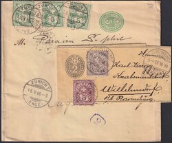 7240: Collections and Lots Switzerland early issues - Covers bulk lot