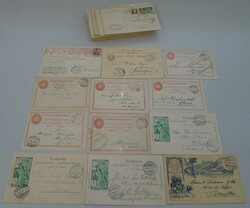 1870-1920 (ca) 80 alte Postkarten, Destinationen wie BELIZE (Brish ...
