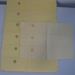 STREIFBÄNDER in "Einheiten" 5 grossformatige, meist komplette ...