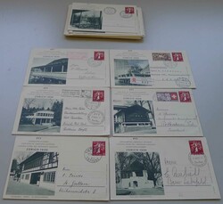 1939, LANDES-Ausstellung Zürich, 28 Ganzsachen mit Zudrucken, viele ...
