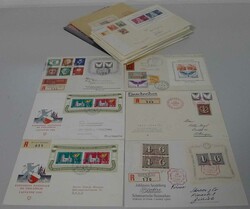 1938-2000, 63 Briefe mit Blocks und Block-Ausschnitten, viel ...
