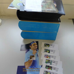 ROGER FEDERER, faszinierende Sammlung auf 250+ Briefen und FDC's ...