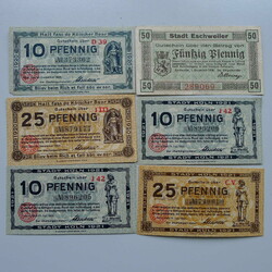 NOTGELD meist von KÖLN, bankfrische Scheine in ausgezeichneter ...