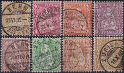 1862-1882, Sitzende Helvetia in Album, riesige Fundgrube mit ...