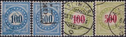 1878-1850, PORTOMARKEN &amp; Eisenbahn-Marken (ca.800 Stück in ...