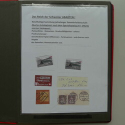 1854-1980, Abarten kombiniert mit Vollstempeln (zu 350 Marken), etwas ...