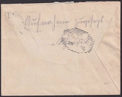 UNTERÄGERI 1905 nach VALDUNA (Österreich) 65B+61B - links wenig ...