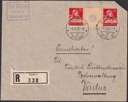 S33, Brief von Basel St.Klara (Privat Absender-Stempel: Karl ...