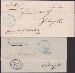 St.Gallen, LICHTENSTEIG 1841-1843, 3 ausgesprochen saubere ...