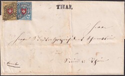 THAL 1851 über Rheineck & St.Gallen nach Stein am Rhein. ...