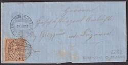 1863-1880, 6 meist attraktive Belege mit BAHNPOST-Entwertungen auf ...