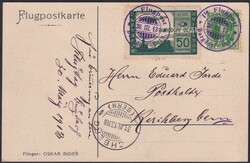 BURGDORF, Pionier-Vorläufer IV auf Karte OK.2, sauber nach KIRCHBERG ...