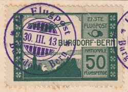 BURGDORF, Pionier-Vorläufer IV auf Karte OK.2, sauber nach KIRCHBERG ...