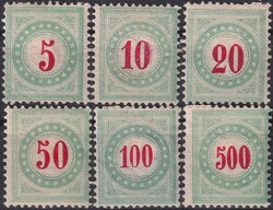 5655204: Postage Due 1883, 10. Printing (A) - Bulk lot