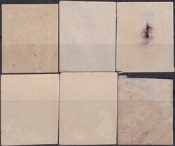 RIGI-Coulm, 4 Marken mit Blumen: Nr.28-32 (Auswahl) mit stark ...