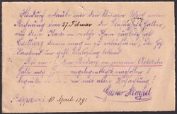 RAPPERSWYL 1891, 64A (Paar) nach Rothenthurm (SZ) auf hoher ...