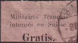 5655160: 瑞士Free Postage for the Red Cross - Franchise stamps