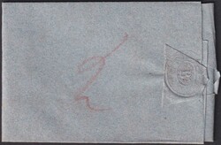 Aargau, REINACH 1843 (mit P.P. im "OVAL" in ROT) nach Reinach, sehr ...