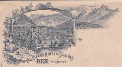 WAADT, BEX (Bains & Grand Hotel des SALINES) 1899, Nr.73E auf ...