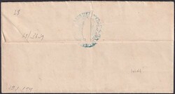 Tessin, Strahlenstempel: CAVIGLIANO 1858 ab Locarno nach "Borgnone" ...