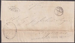 Tessin, Strahlenstempel: CEVIO 1865 nach Bignasco, sauberer Beleg mit ...