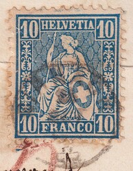 SIRNACH 1868 nach Lütisburg bei Bütschwyl, Streifband mit 2x 31 ...