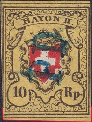 5655101: Rayon II, gelb, ohne Kreuzeinfassung (STEIN A 2) - Bogenränder / Ecken