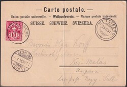 ZÜRICH, UETLIBERG mit See und Hotel-Ansicht, saubere Karte (mittig ...