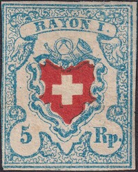 5655116: Rayon I, hellblau, ohne KE (STEIN B3) - Stempel