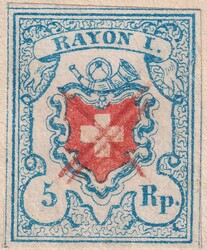 OESCHBERG an der AARE (BE) nach Burgdorf, Rayon I (17II) T.28 C2-RU ...