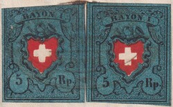 VEVEY Chargé 5.OKT.1850 (Verwendung in der ersten Woche der ...