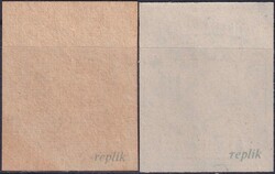 NEUENBURG, Nr.11P (Probedrucke) in unterschiedlichen ...