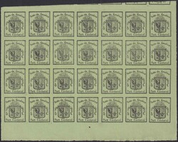 KLEINER ADLER, Nr.5 im Fälschungs-Bogen, 28er-Bogen in guter ...