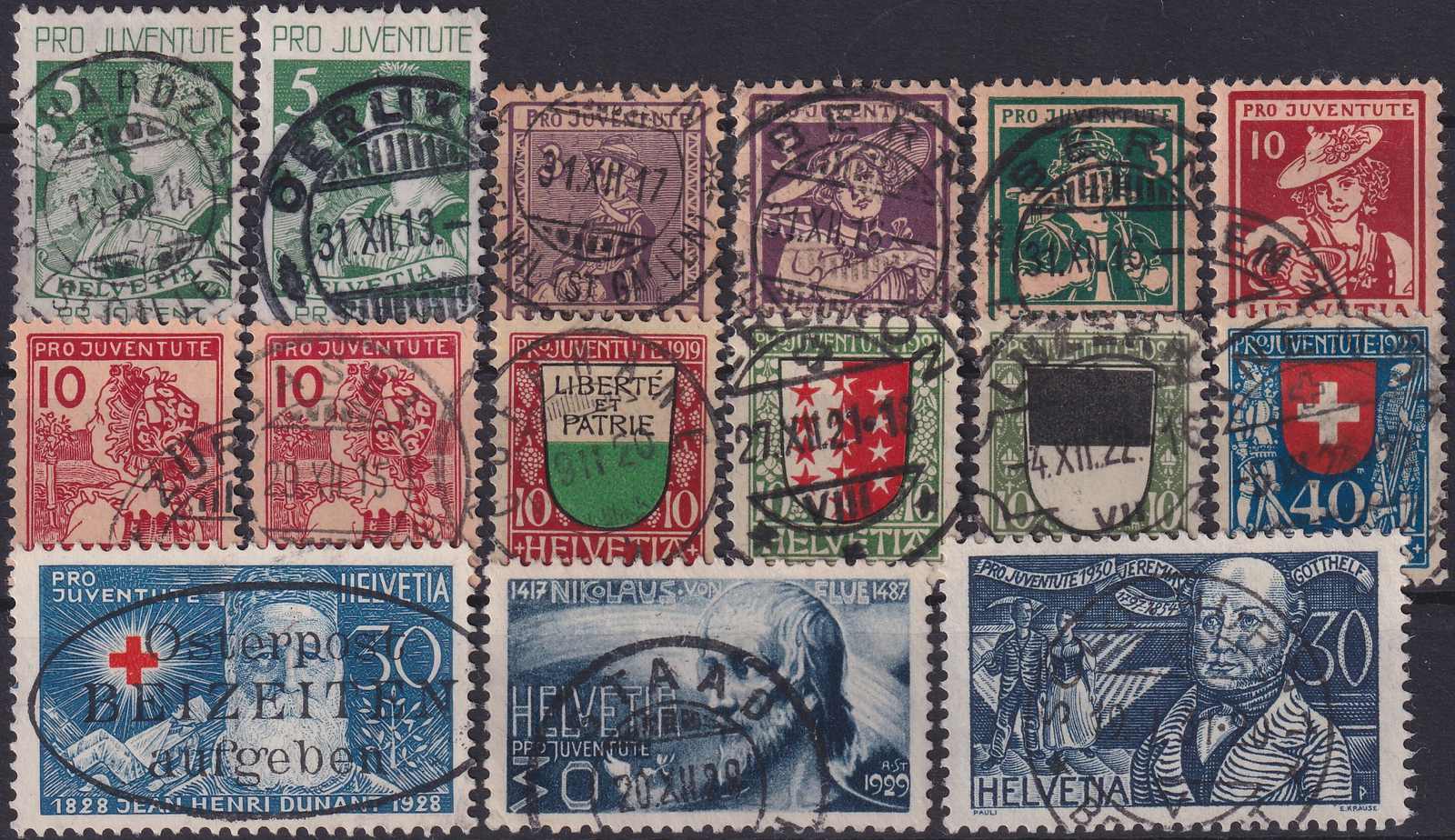 1912-1964, grosses LAGER: Pro Juventute, tolle Sammlung mit vielen ...