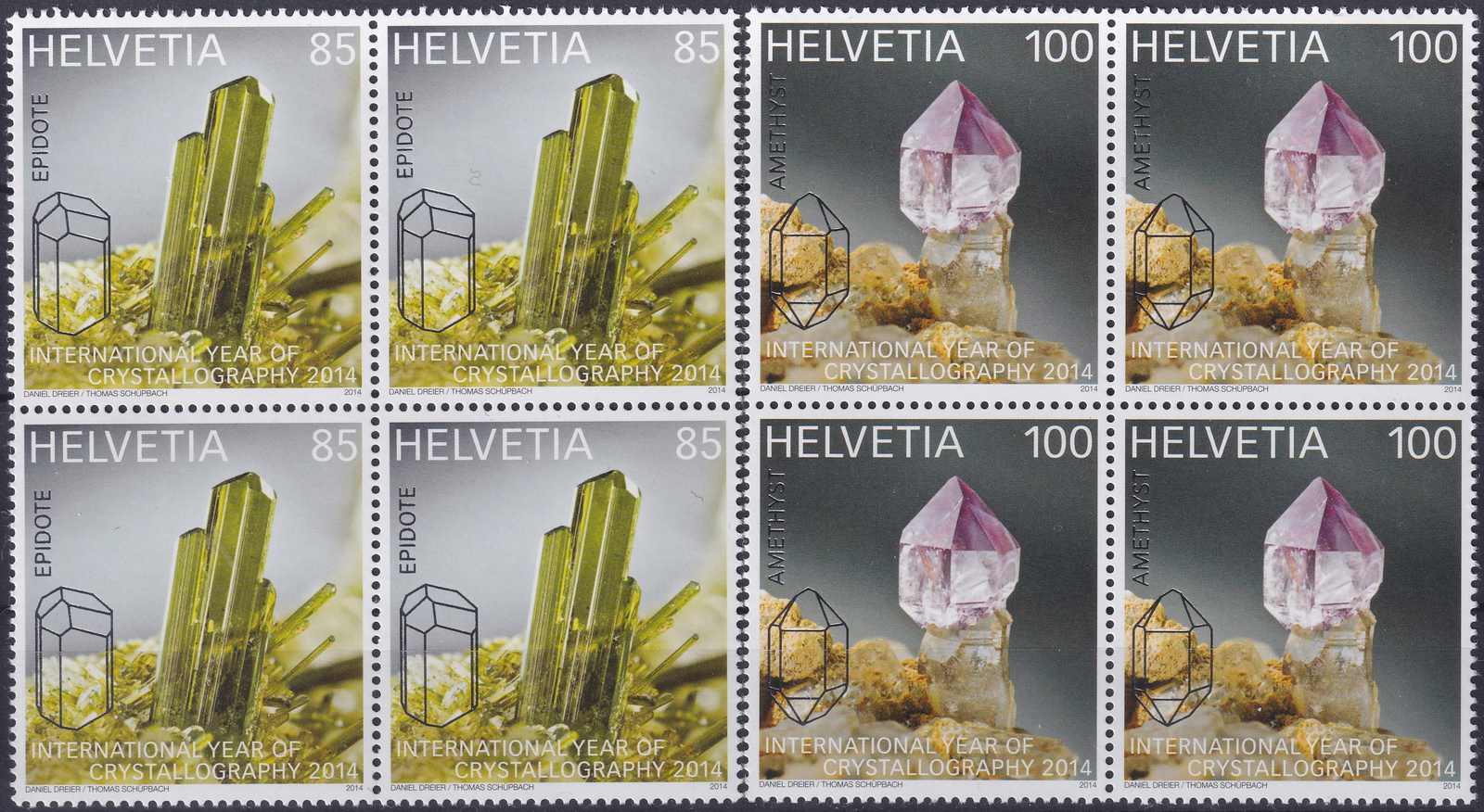 2014, Nr.1499+1500, Internationales Jahr der Kristallographie 2014 ...