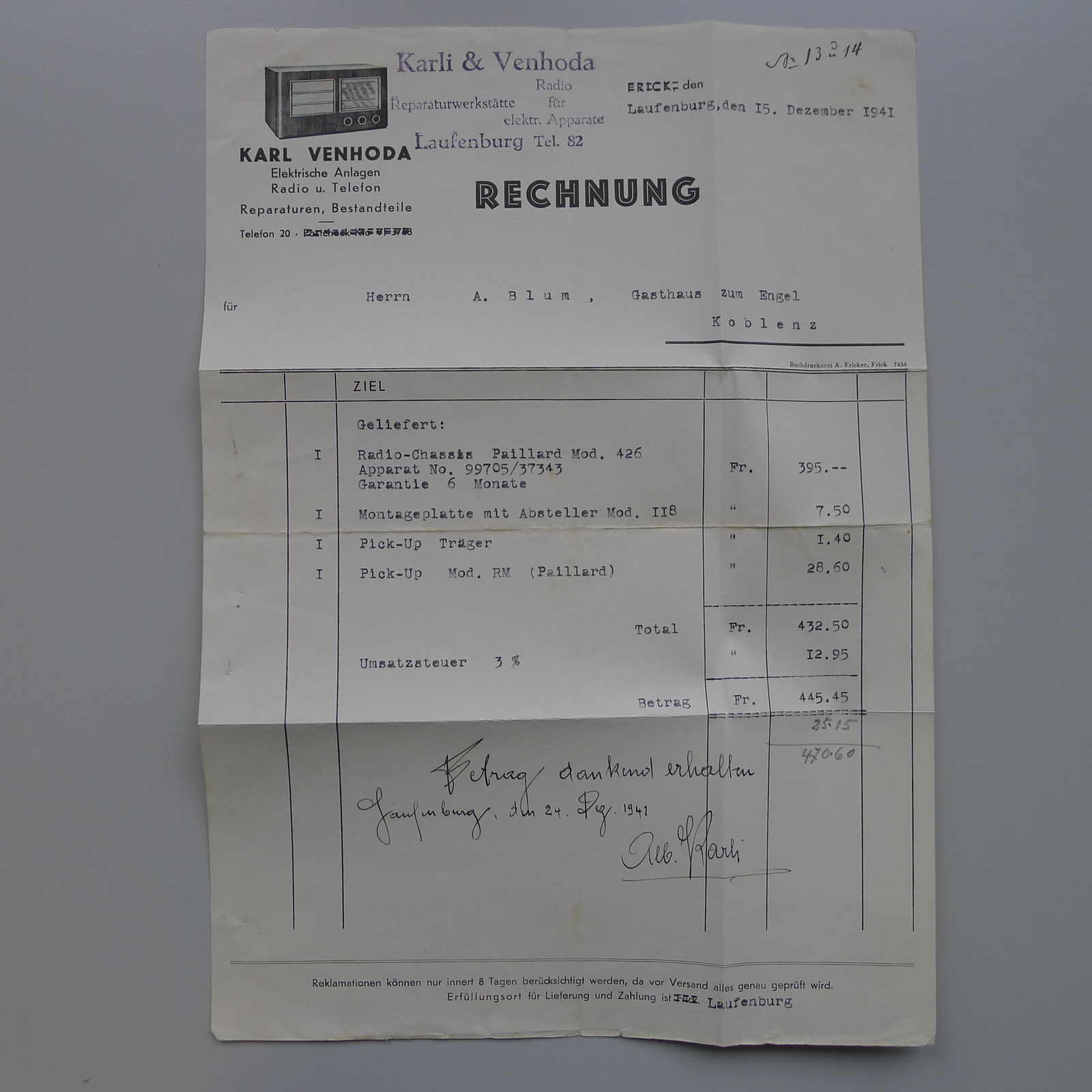 Image 6 for lot number 0004401285 for Luzernerraute Webshop 