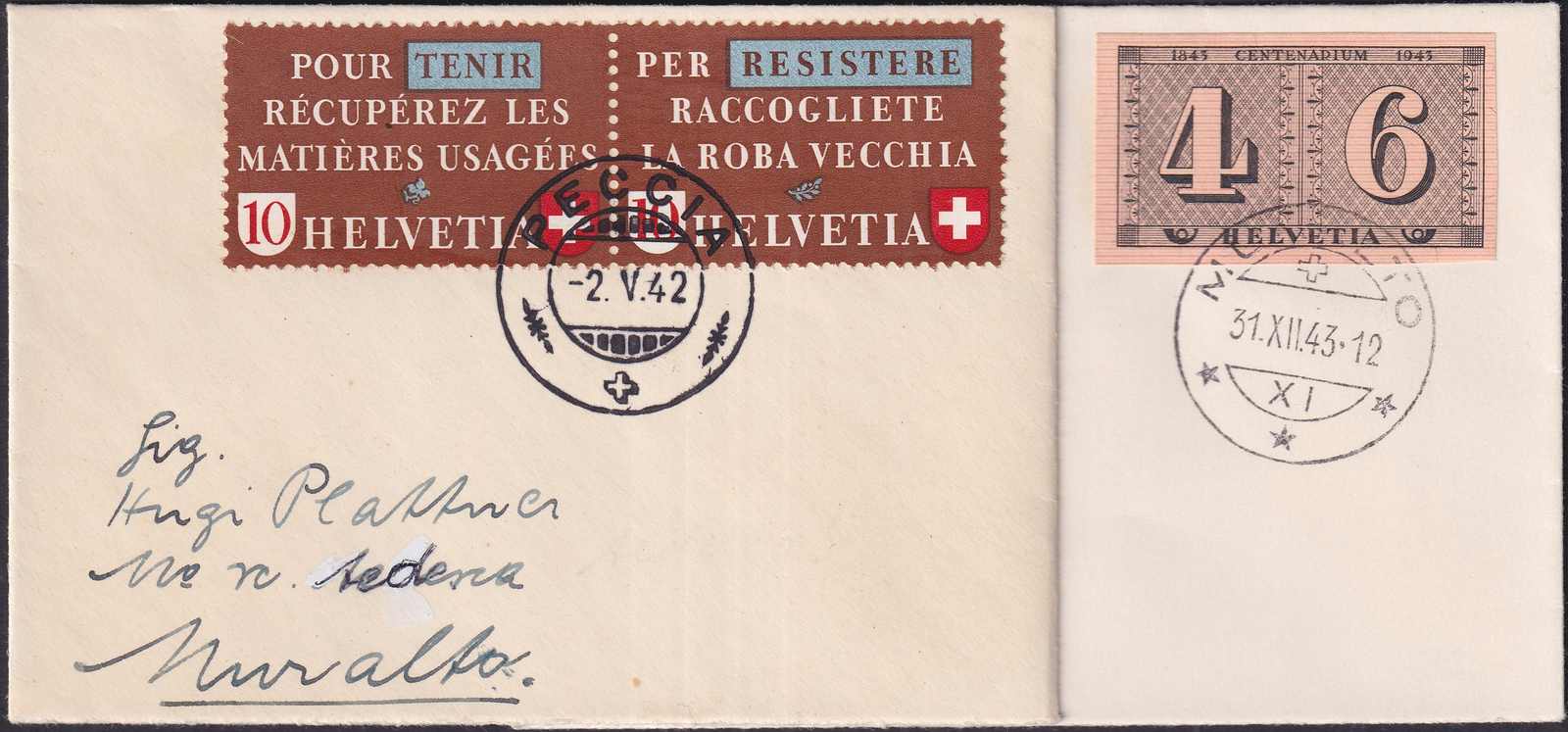 1942-1984, Sammlung mit 65 "Minibriefe", meist sehr sauber: Pro ...