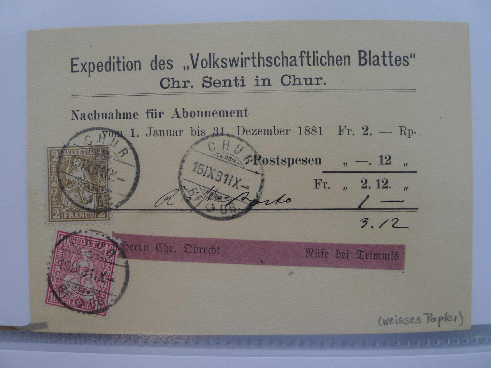 Image 188 for lot number 0004403072 for Luzernerraute Webshop 