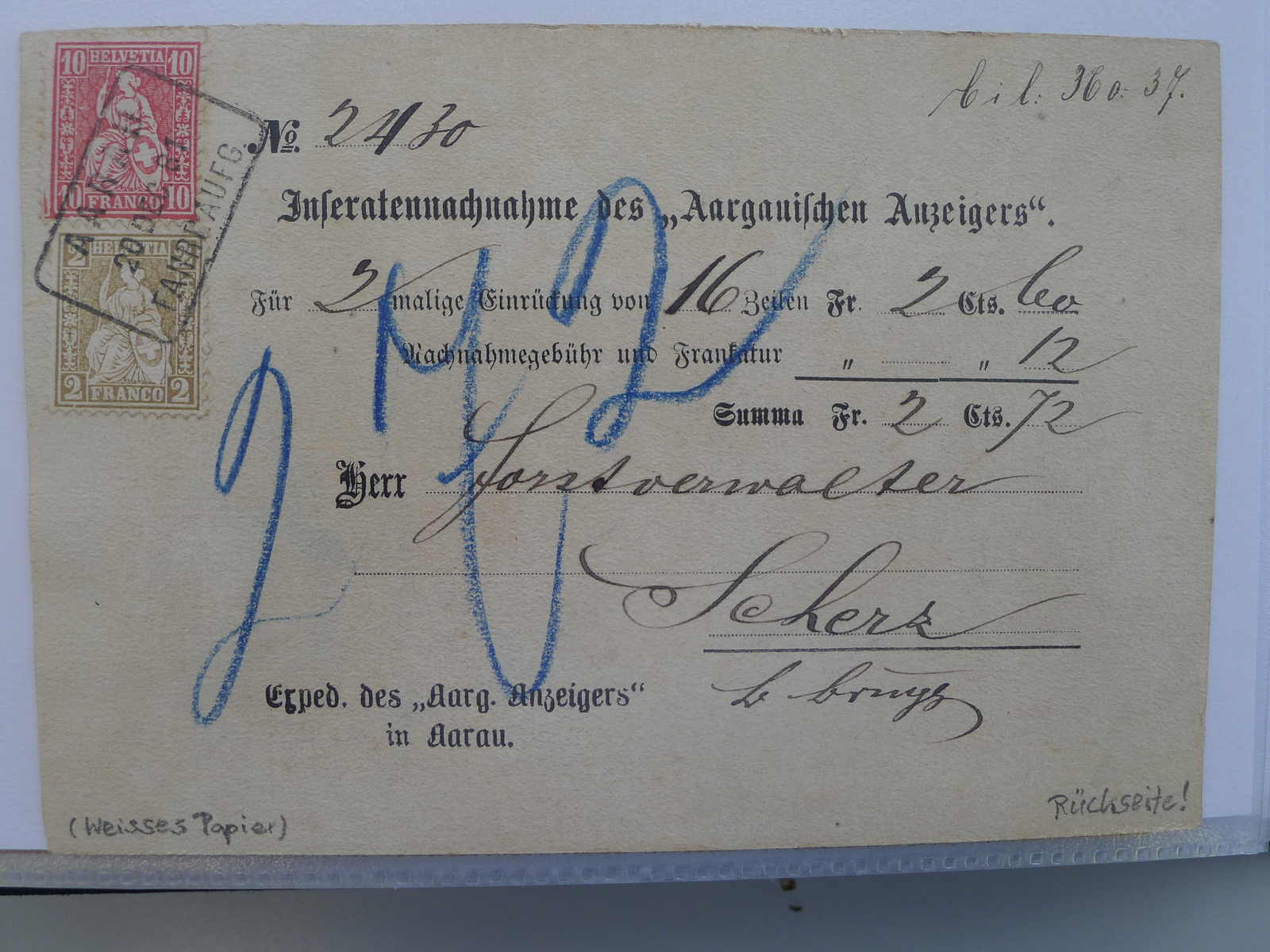 Image 199 for lot number 0004403072 for Luzernerraute Webshop 