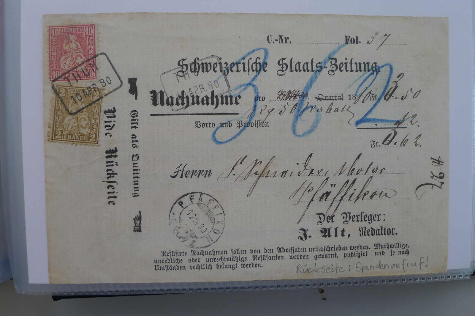 Image 211 for lot number 0004403072 for Luzernerraute Webshop 