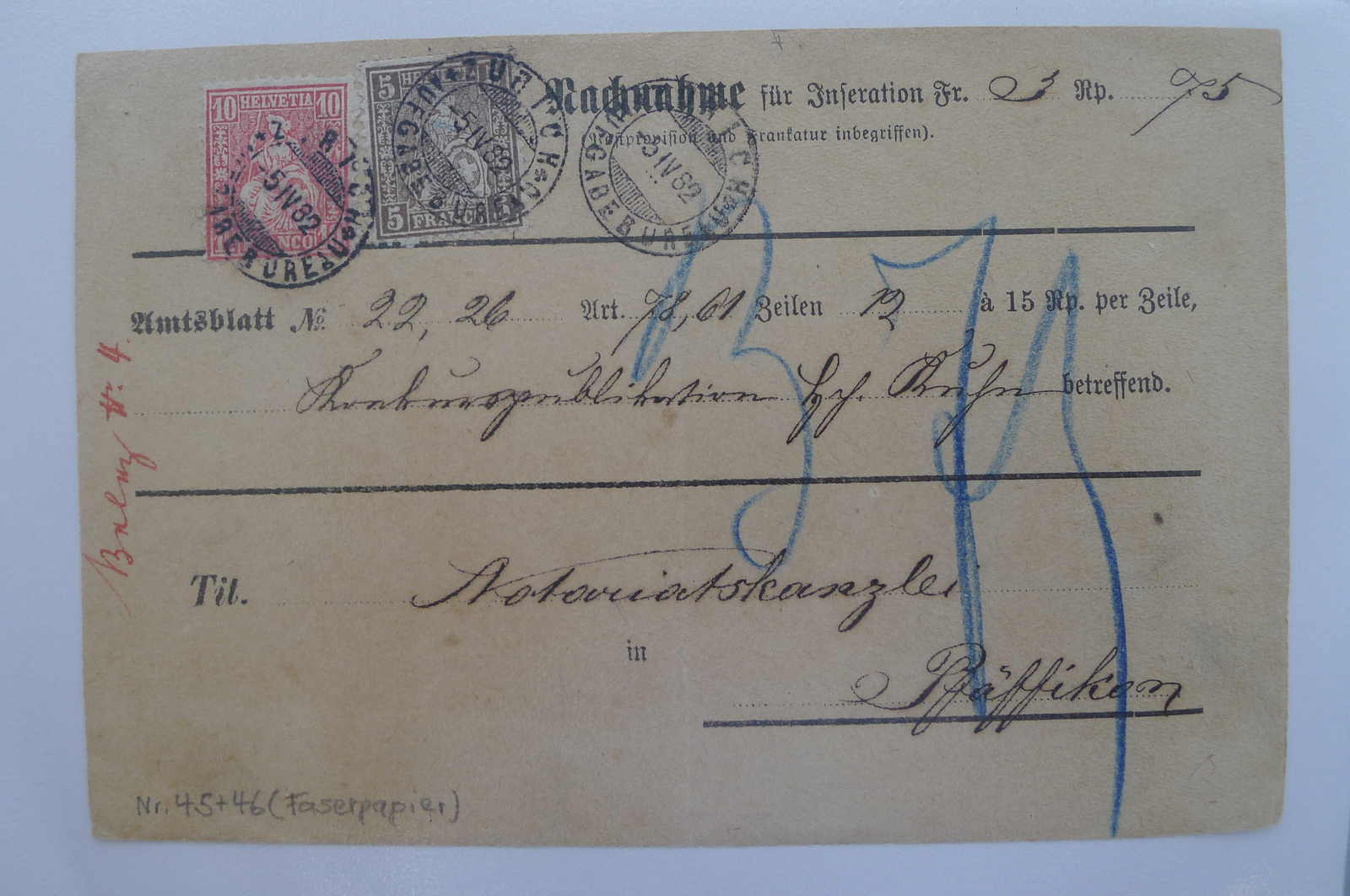 Image 281 for lot number 0004403072 for Luzernerraute Webshop 