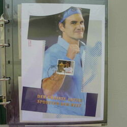 2003-2018, Spezialsammlung ROGER FEDERER. 90 Briefe und Karten rund ...